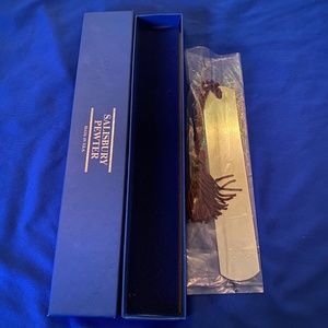 Salisbury Pewter Bookmark with Burgundy Tassel